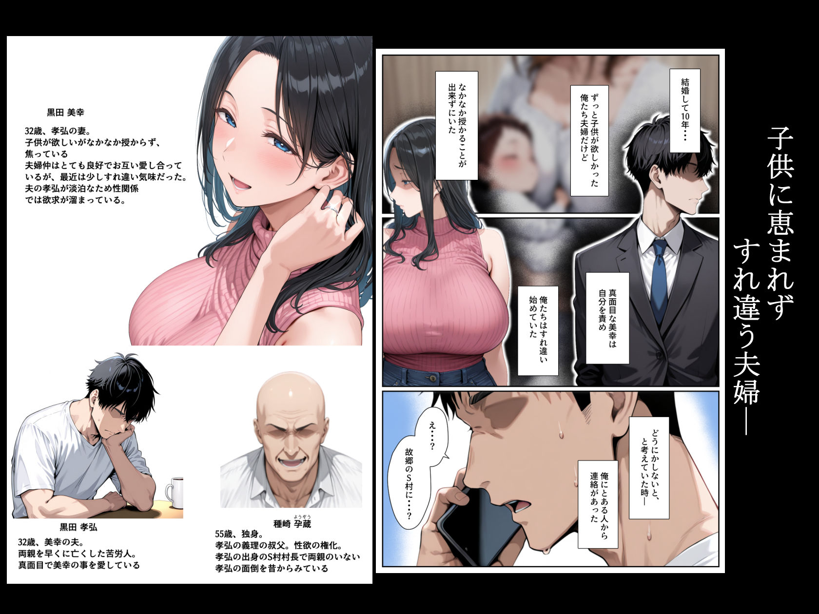 【衝撃実録】99.9%の既婚男性が悶絶！『子供を欲しがる俺の妻がなぜかドスケベ巫女服でNTRれた件』の背徳シーンがヤバすぎる！【閲覧注意】 - 画像1
